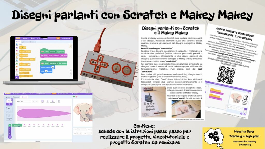 Disegni parlanti con Scratch e Makey Makey