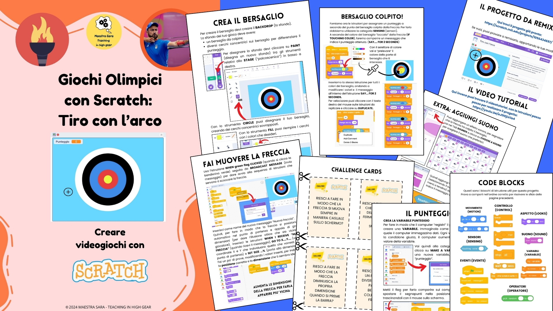 Giochi olimpici con Scratch: il tiro con l’arco