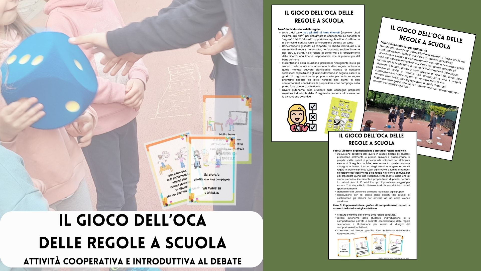 Il gioco dell’oca delle regole della classe