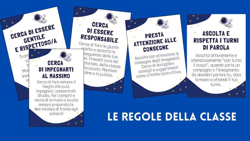 Le regole della classe